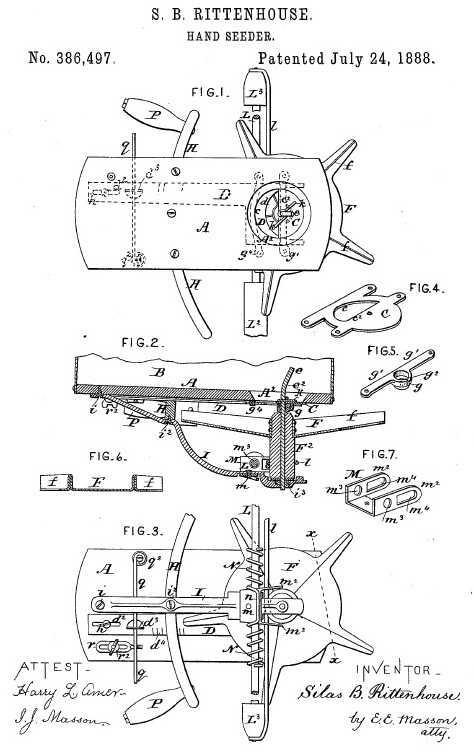 hand seeder patent illustration – Madison County Historical Society